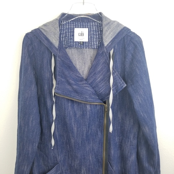 Cabi Adventure Anorak Hooded Chambray Jacket - Picture 7 of 8